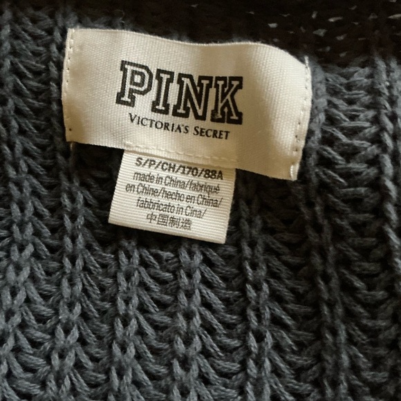 VS Pink V neck  Beachy Oversized Sweater - Picture 3 of 12